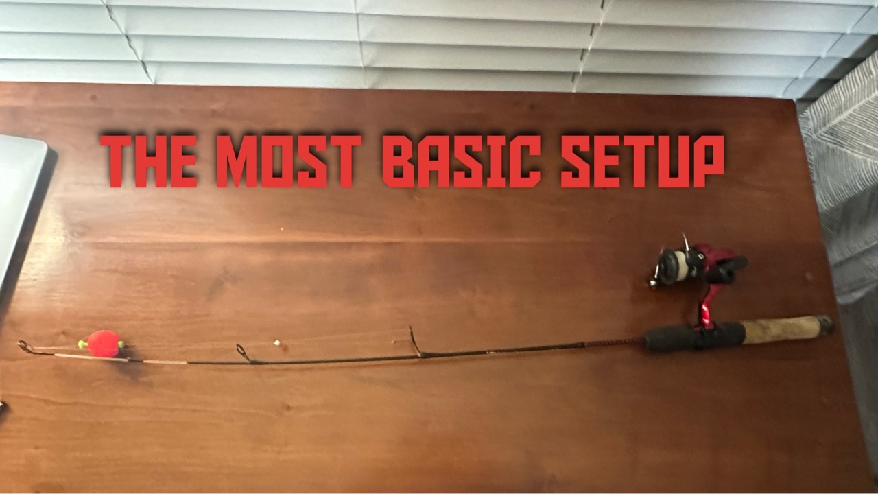 How to tie the most basic fishing setup! #tutorial #outdoors #fishing