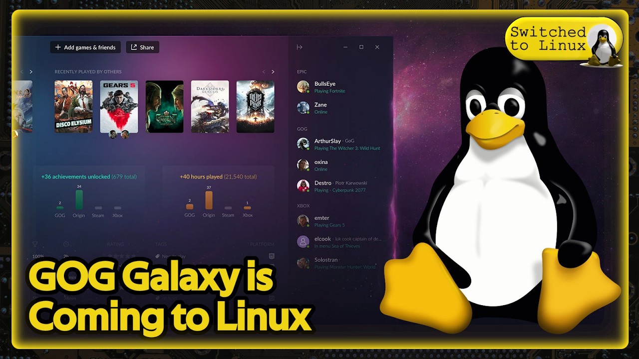 GOG Galaxy is Coming to Linux