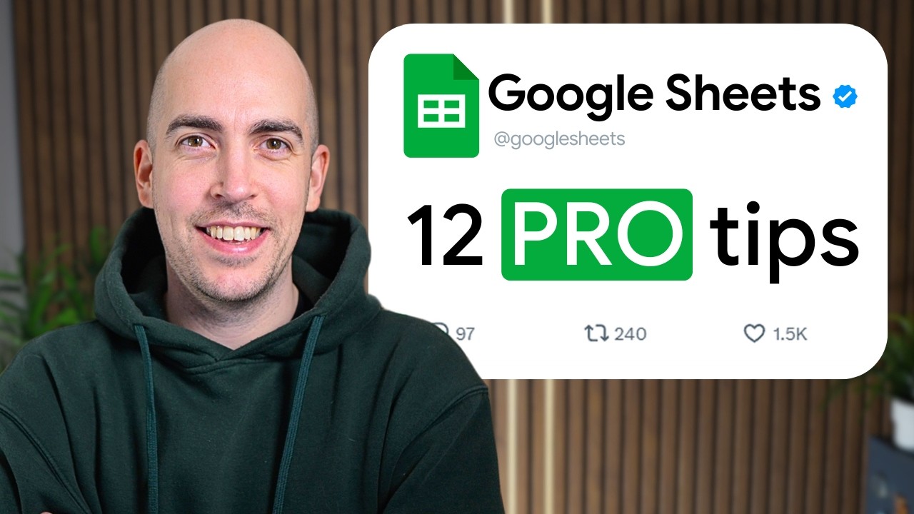 12 советов, как использовать Google Sheets как профессионал.