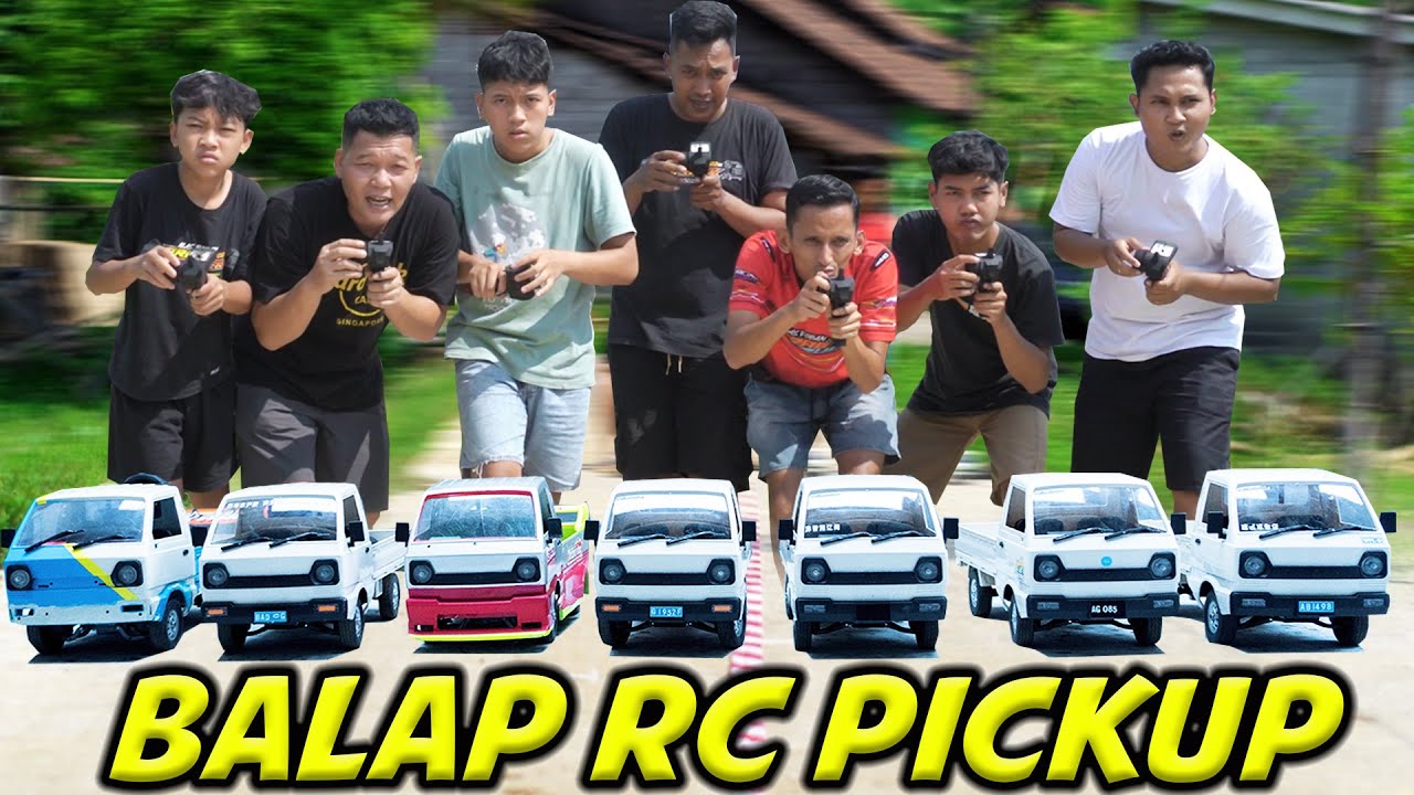 SIAPA YANG MENANG YA?? BALAP RC PICKUP BARENG DITDIM TEAM!!