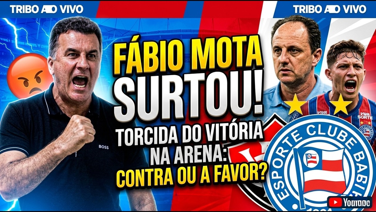 [AO VIVAÇO] FABIO MOTA SURTOU!  TORCIDA VISITANTE NO BAxVICE, VOCÊ CONTRA OU A FAVOR?
