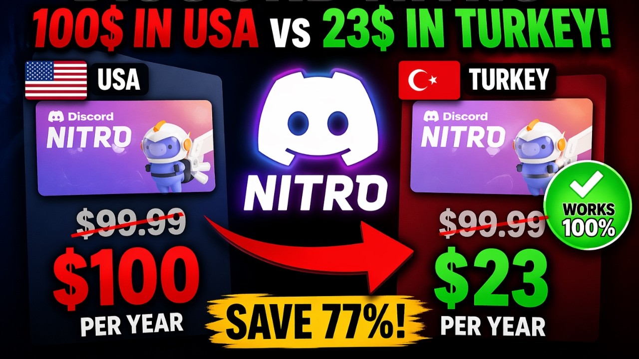 How to buy Discord Nitro for a Cheap Price ! (2026 method Turkish region)