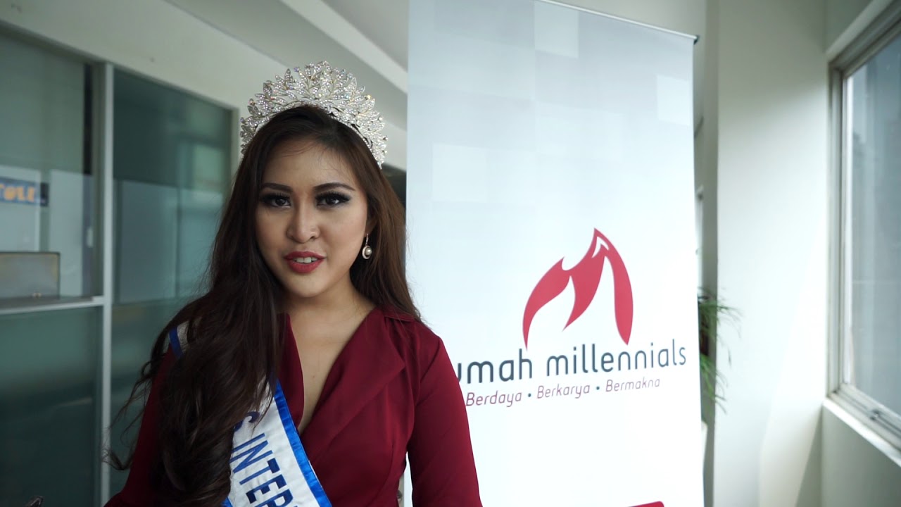 Marsya Gusman (Miss Internet Indonesia 2017) - Grand Launching Rumah Millennials (22 Juli 2017)