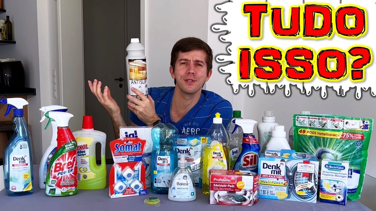 QUAIS PRODUTOS DE LIMPEZA USAR NA ALEMANHA | Um guia completo para você não passar perrengue