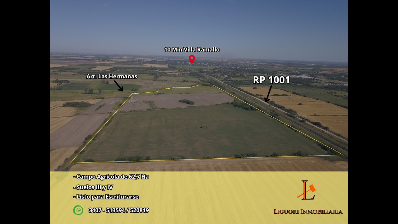 ✅️Excelente Campo Agrícola en Venta✅️