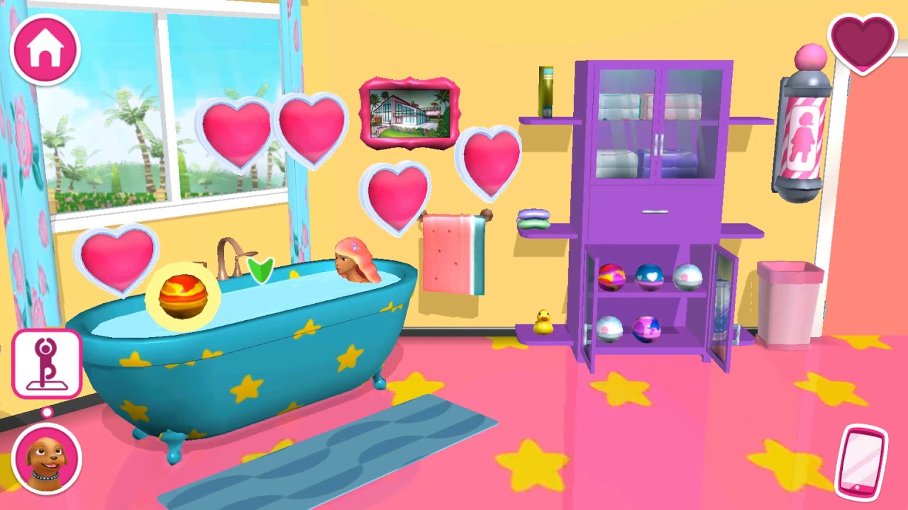 Barbie Dreamhouse Adventures - Design, Cook, Dance - New Pet Costumes - Simulation Game - P1