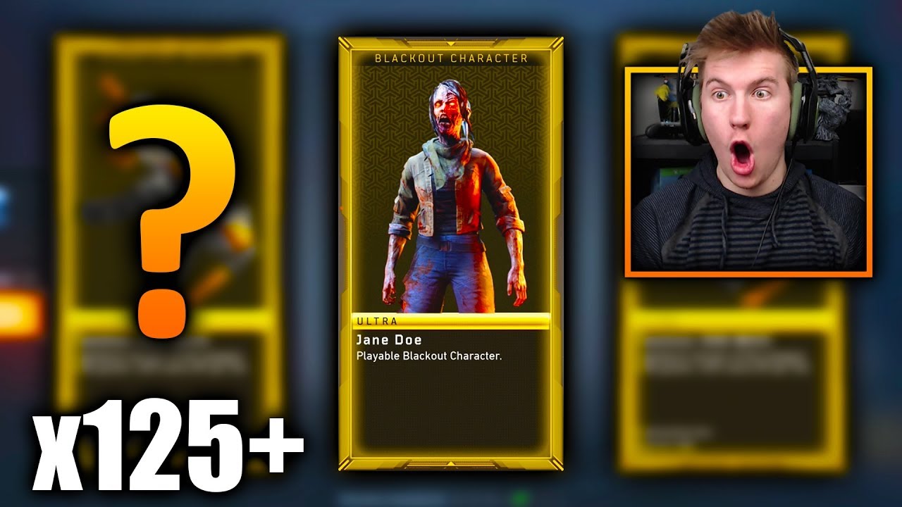 OPENING 125+ RESERVE CASES IN BLACK OPS 4!