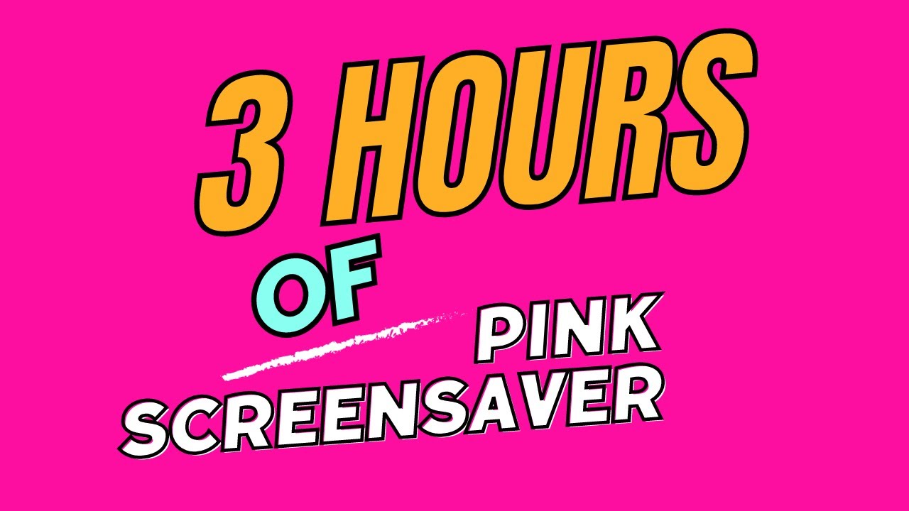 Enjoy 3 Hours of Fun Pink Screen  #Colors #Mood #ChromaKey #PinkScreen #LEDVisuals