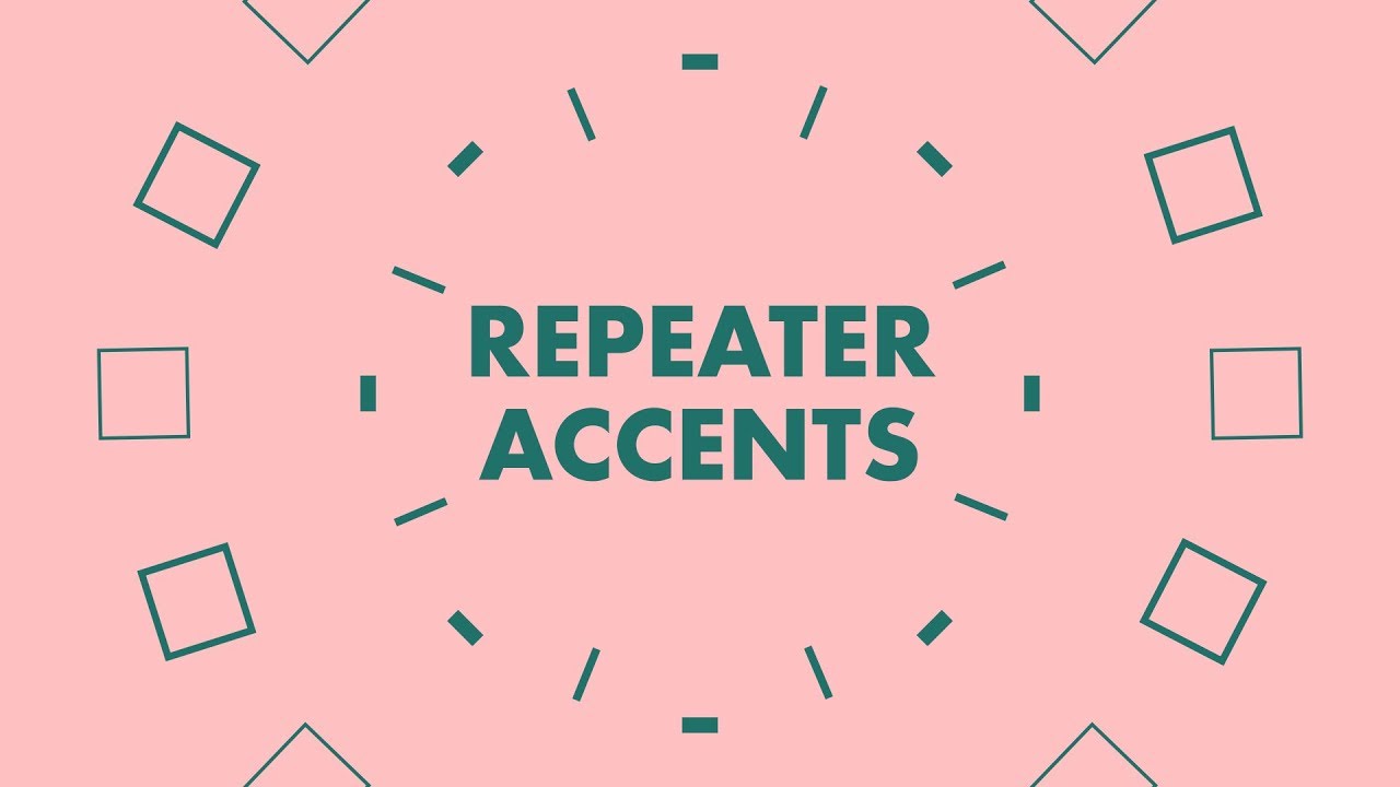 Repeater accents and animations in After Effects