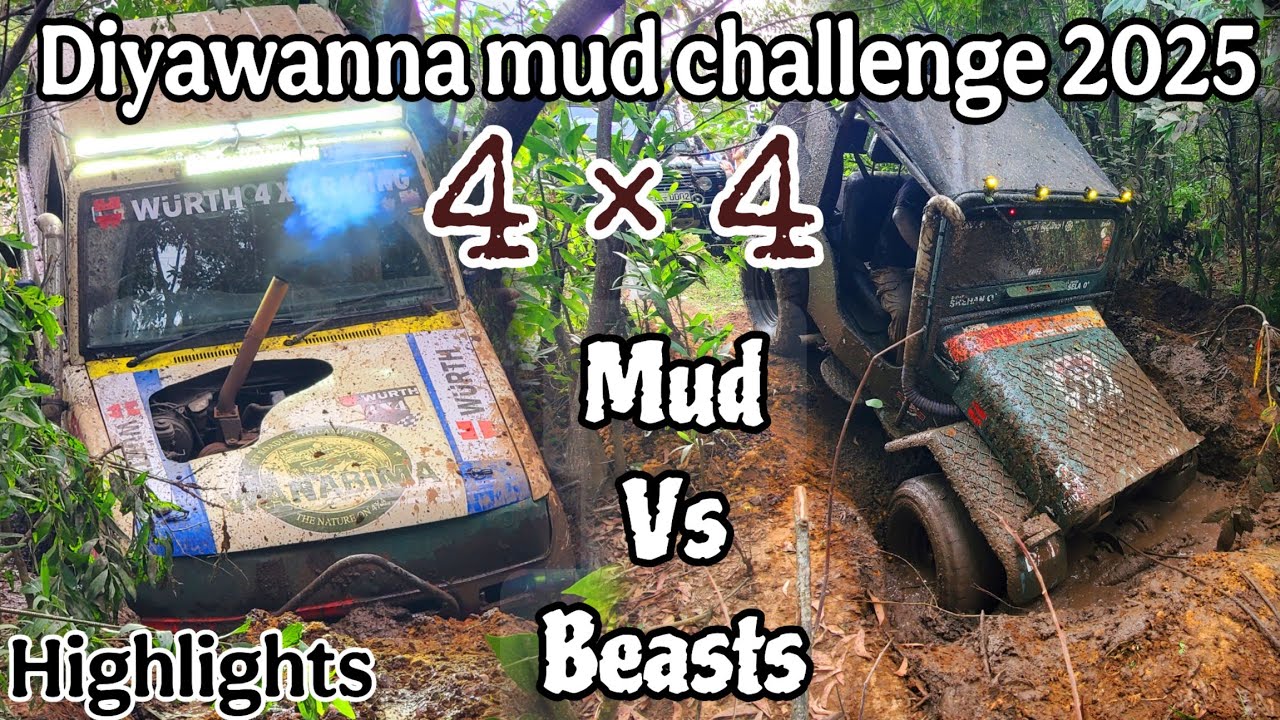 4x4 Mud Battle: Extreme Edition - Diyawanna mud challenge 2025 Highlights 