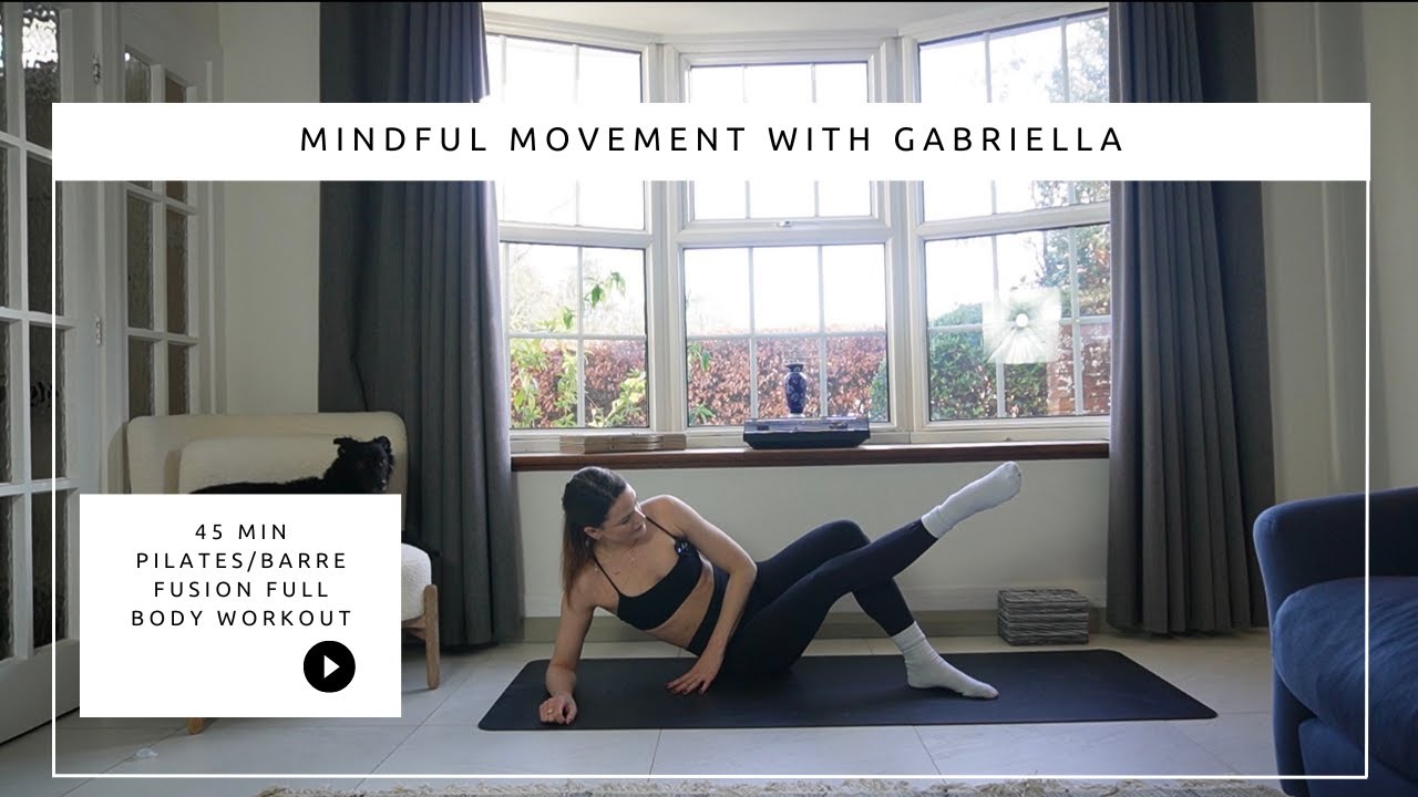 45-Min Pilates/Barre Fusion Full Body Workout | Inner Thigh & Hip Focus