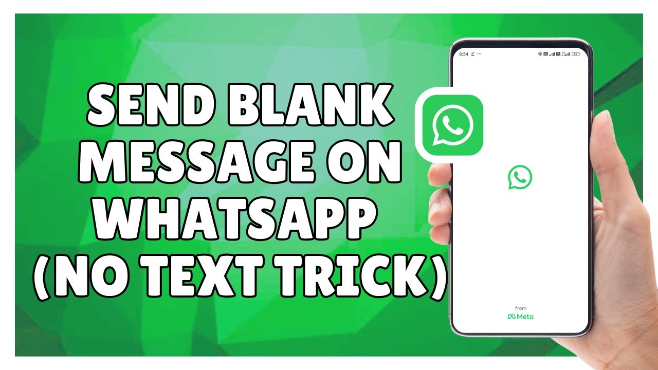 How to Send Blank Message on WhatsApp (No Text Trick)