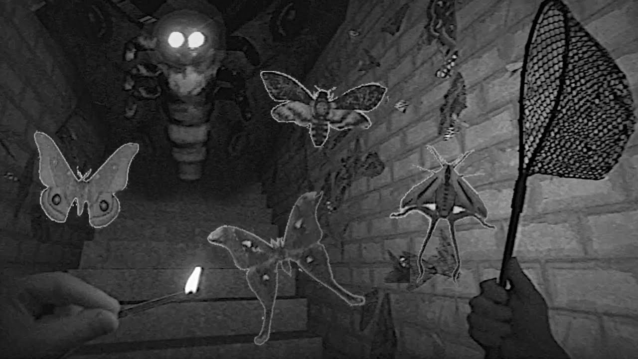 Catch Moths In A House Infested With Thousands Of Insects or they catch you - MOTH HOUSE All Endings