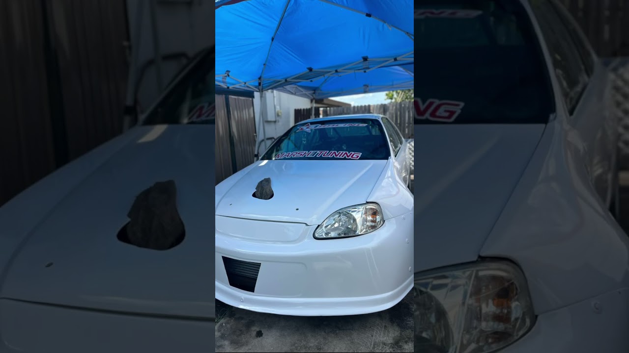 $400 Rustoleum Gloss white/2k clear spray can paint job  #budget #spraycan