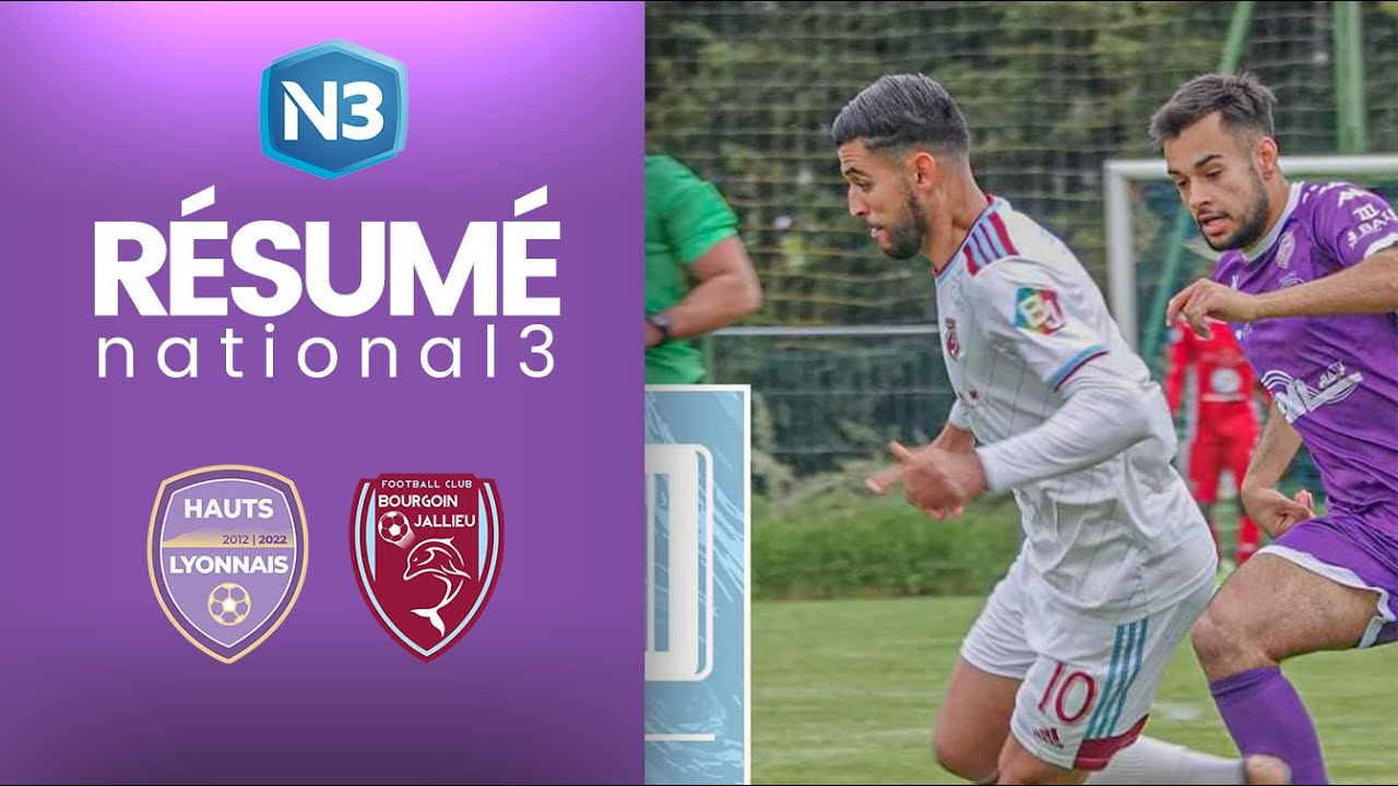 Résumé Vidéo N3 - Hauts Lyonnais - FC Bourgoin Jallieu