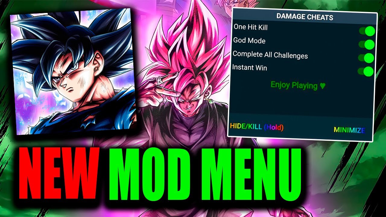 Dragon Ball Legends Men&uacute; MOD VIP APK﻿ / Cristales de Crono y todos los personajes nuevo