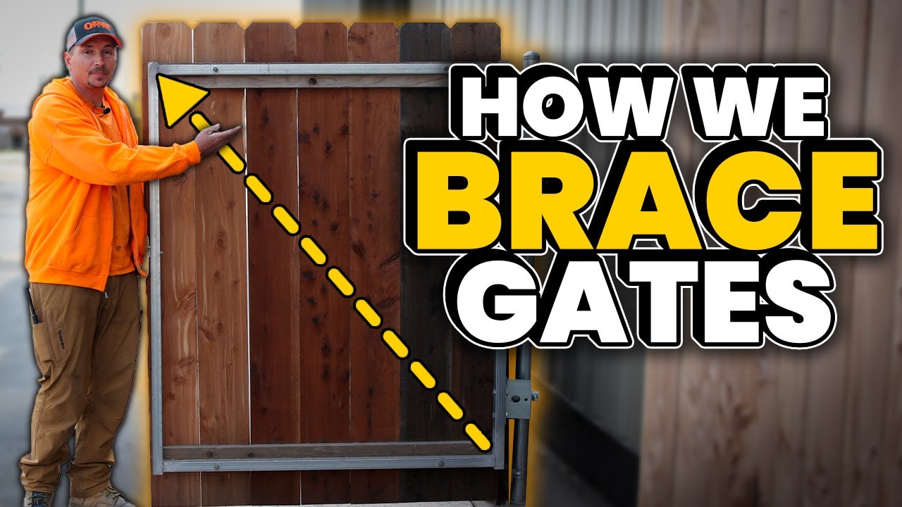 How To Brace Fence Gates
