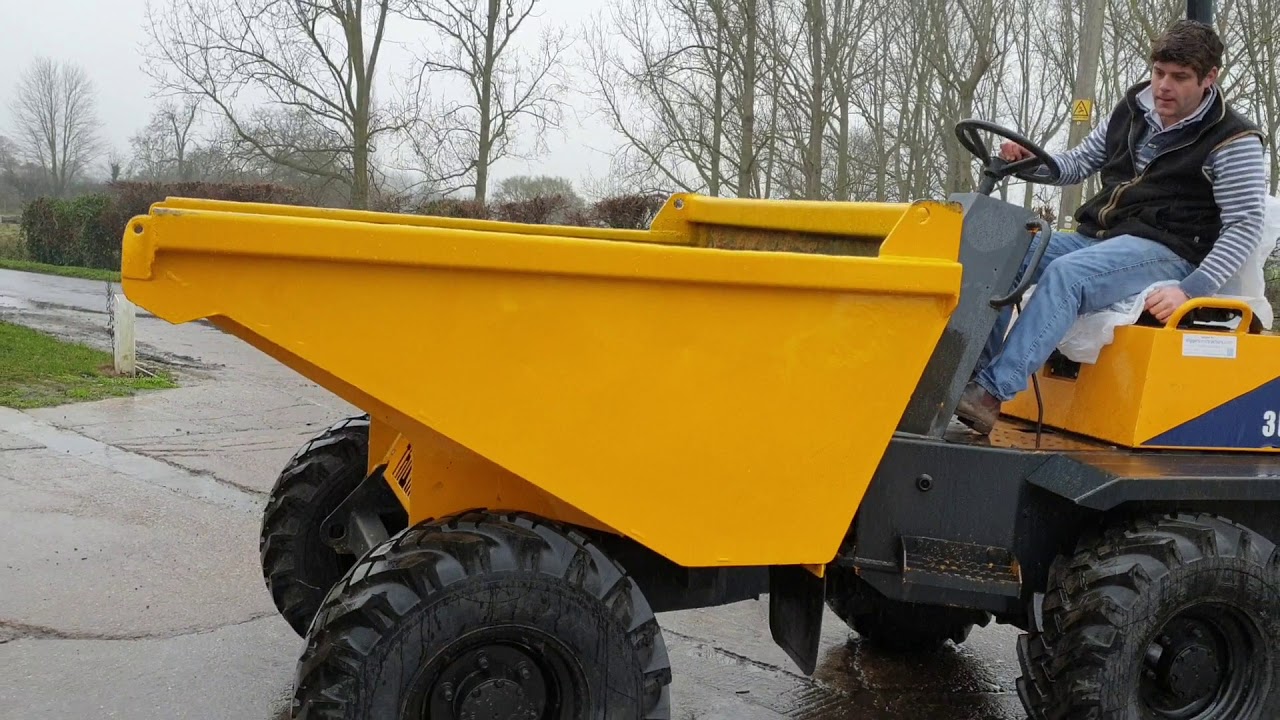 Thwaites 3 Ton Dumper - diggersandtractors.com Test drive