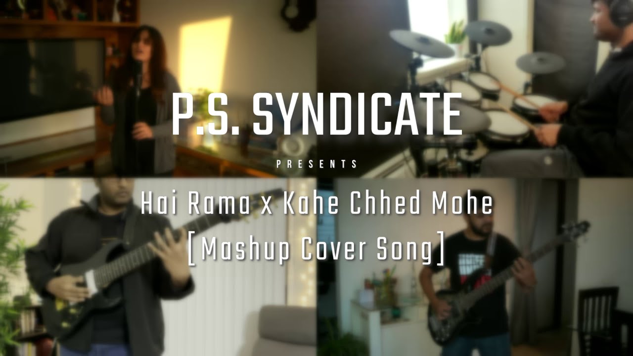Hai Rama x Kahe Chhed Mohe | Rock/Metal Mashup Cover | (ft. Shruti Mehendale & Manan Sarupria)
