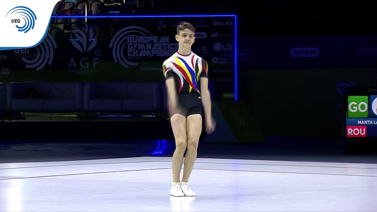 Leonard Marian MANTA (ROU) - 2019 Junior Aerobics Europeans, individual men final