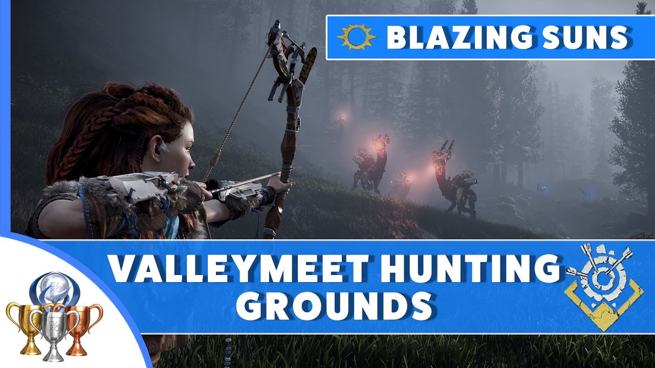 Horizon Zero Dawn Blazing Sun Trials Guide - Valleymeet Hunting Grounds (Fire, Shock and Freeze)