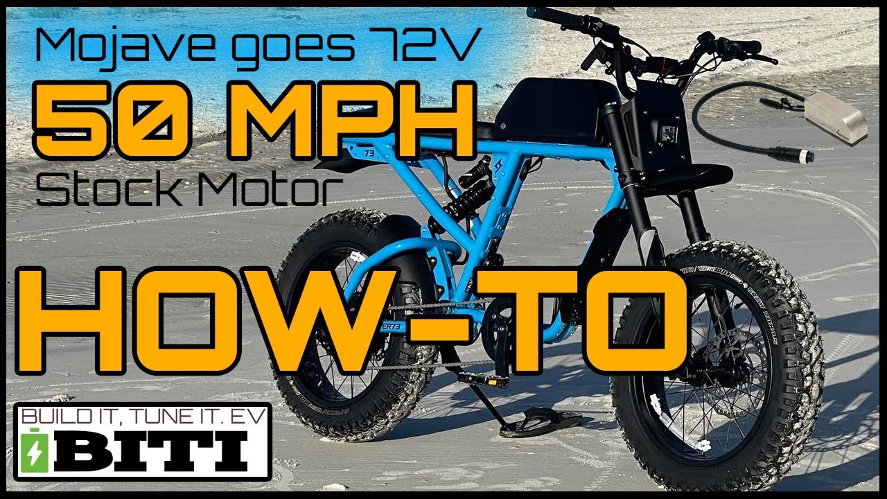 HOW-TO: Super73 RX 72V Swap Stock Motor 50MPH. Install guide. Controller swap.