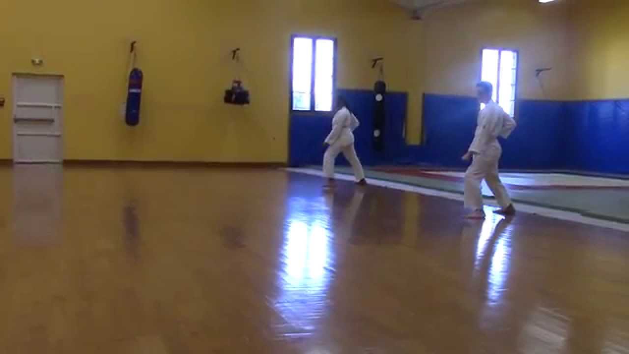 Passage de grade :  kihon pour ceinture orange .