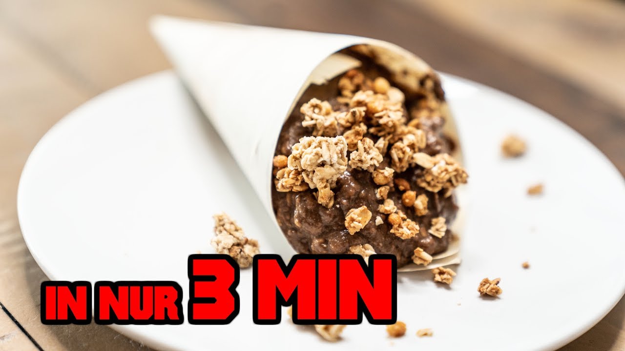 GESUNDE PROTEIN SCHOKO CREME / Unter 3 MINUTEN