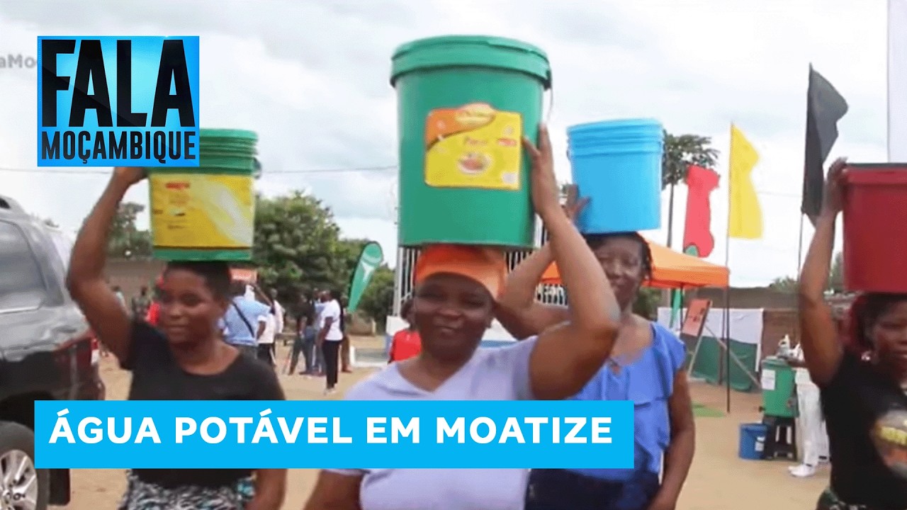 Mais de 20 mil pessoas passam a consumir água tratada nos bairros 25 de Setembro e Bagamoio