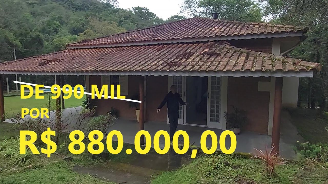Linda chácara com rio maravilhoso, de porteira fechada um paraíso com 6.000m² em CUNHA/SP