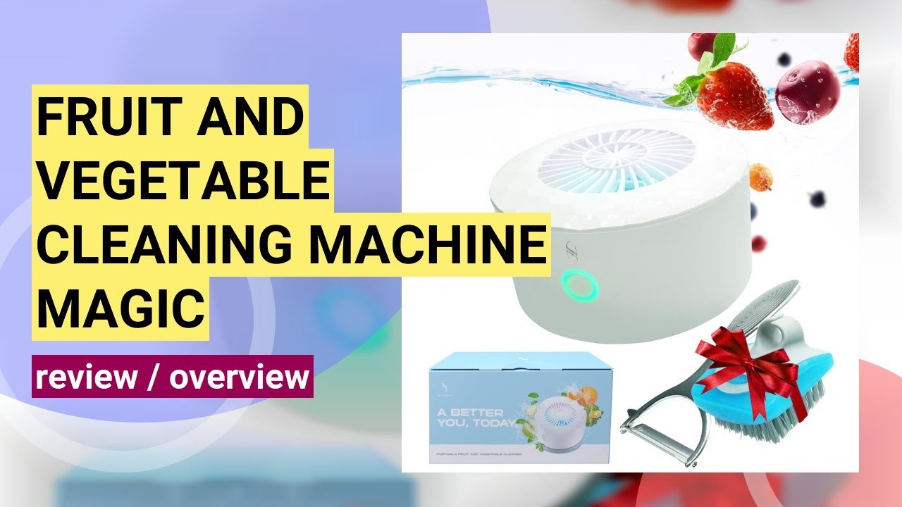 Review: Revolutionary Fruit & Vegetable Washing Machine - Does It Really Work?