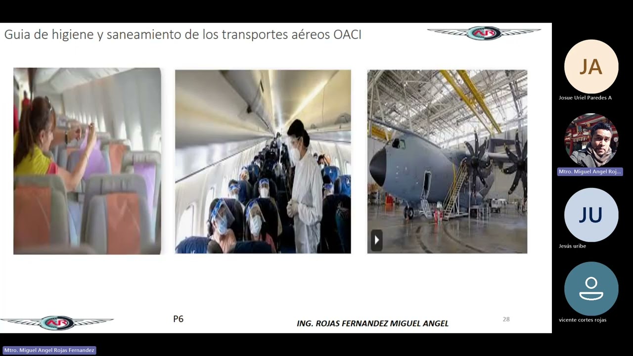 Sesion 43 Apariencia  Reglamento de Sanidad Internacional  limpieza de aeronave