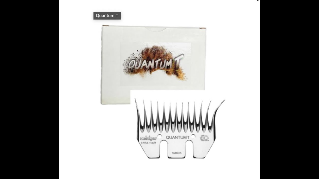 Review of Quantum T shearing comb (Heiniger)