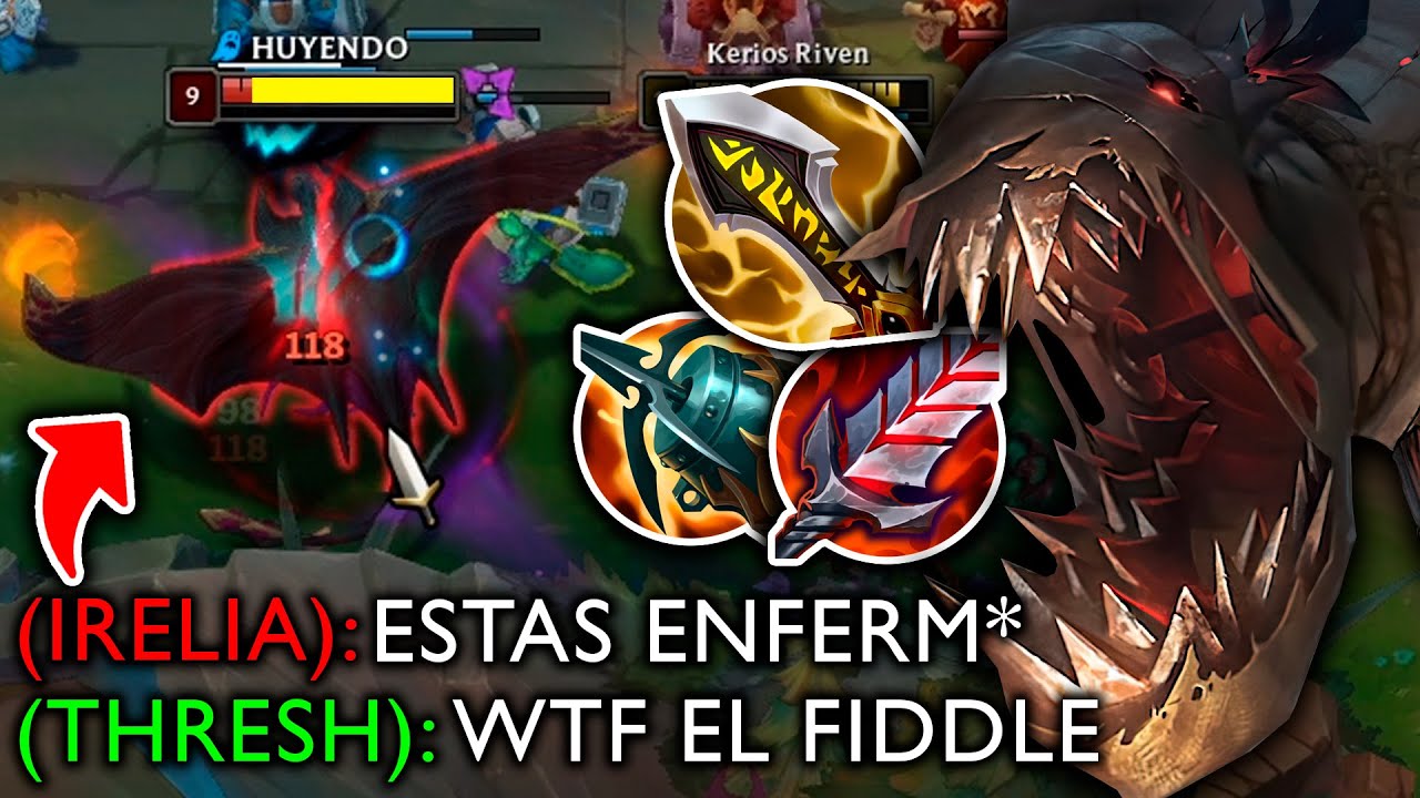 😱¡WTF! USO el *FIDDLESTICKS CRITICO* y MI EQUIPO PIENSA QUE TROLLEO HASTA QUE LES CARREO!
