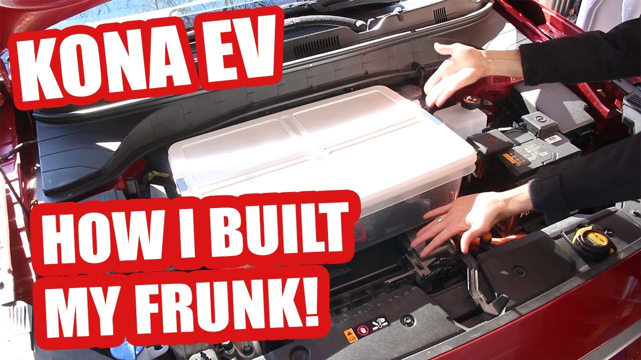 Kona EV: How I Built my Frunk