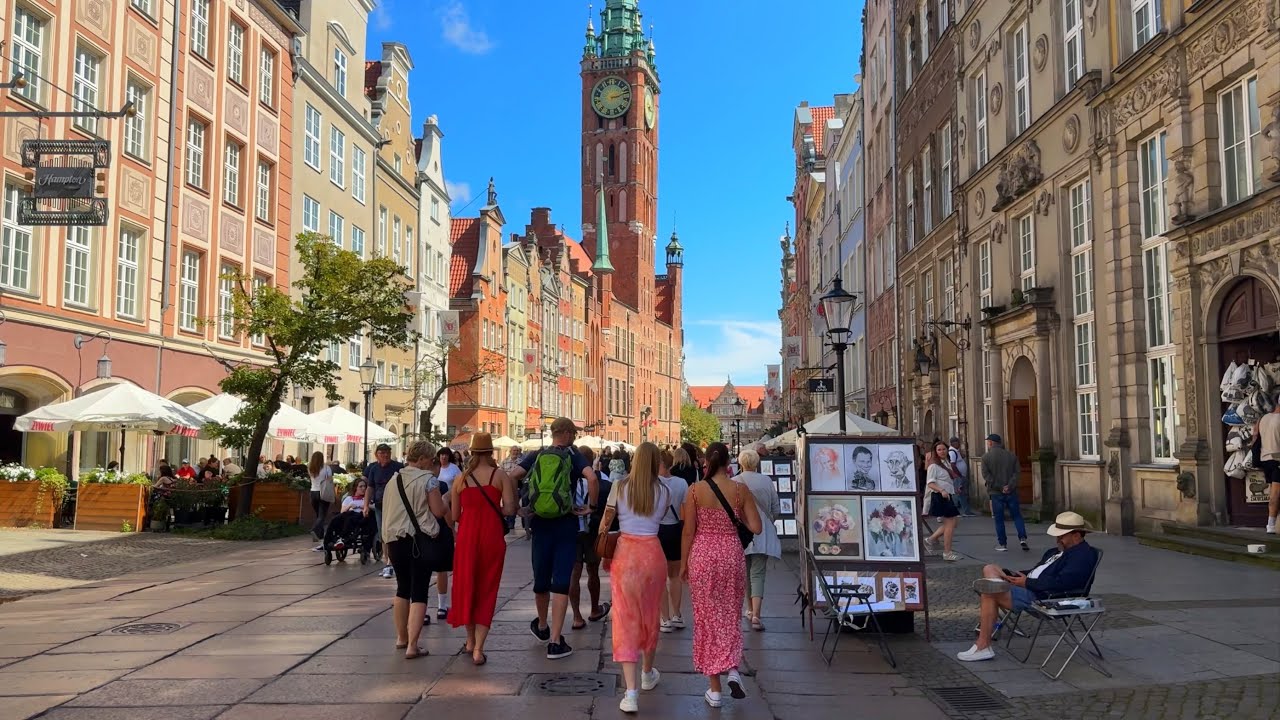 Gdańsk, Poland | Beautiful City Walk 4K