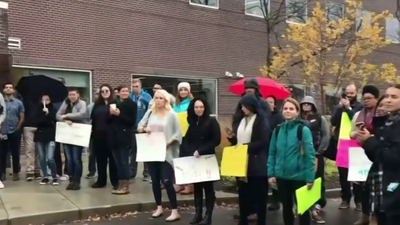 Google employees walk out over sexual harassment scandals