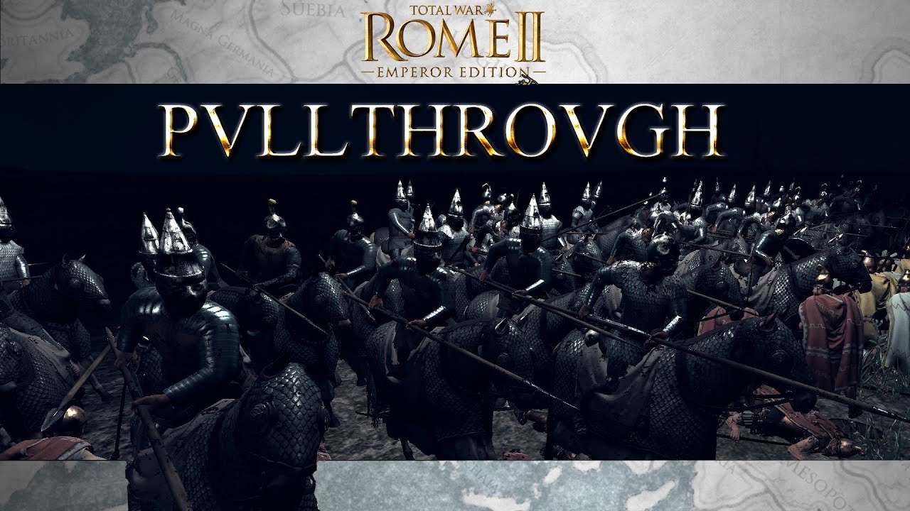 Механика Total War Rome II: пехота, пикинеры и кавалерия прорываются, атакуют и сбивают противник...