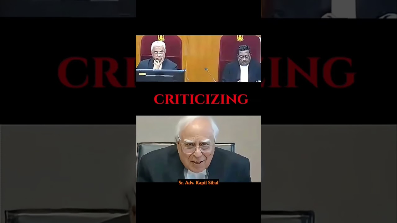 Sr. advocate kapil sibal argument with justice
