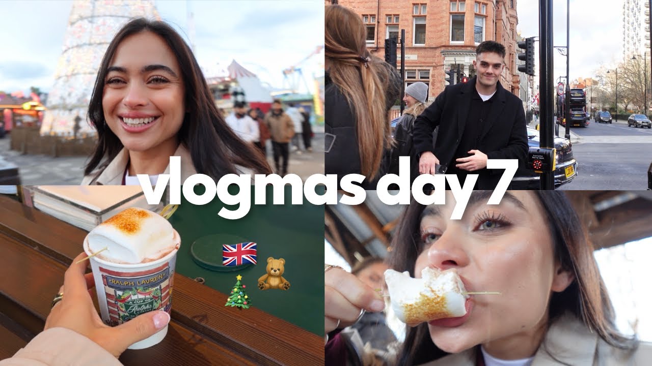 Лондон с моим парнем! Зимняя сказка и рождественские покупки | vlogmas 7