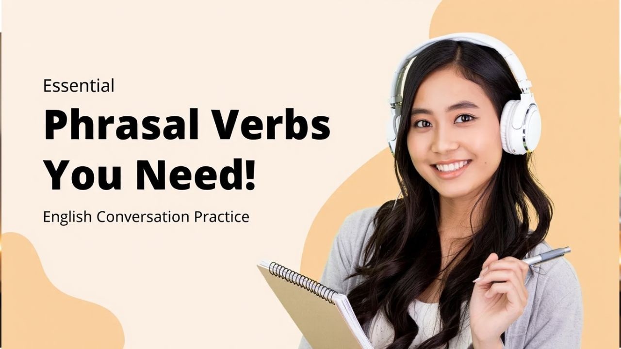 Practice listening and learn the most useful phrasal verbs for daily communication.