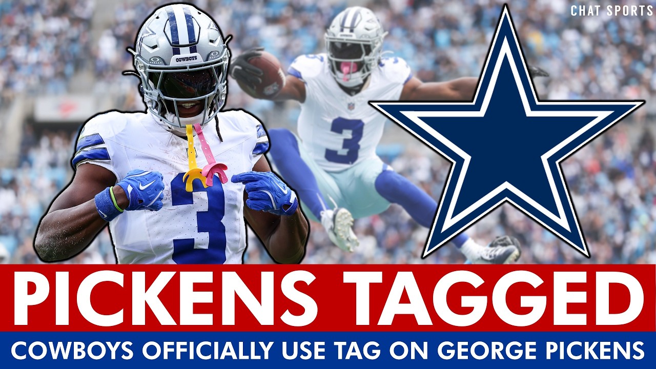 BREAKING: Cowboys Officially Place Franchise Tag On George Pickens | Dallas Cowboys News