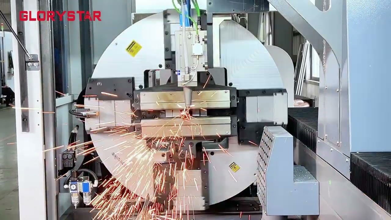 2026 GS-36TG Dual-Chuck Fiber Laser Tube Cutting Machine