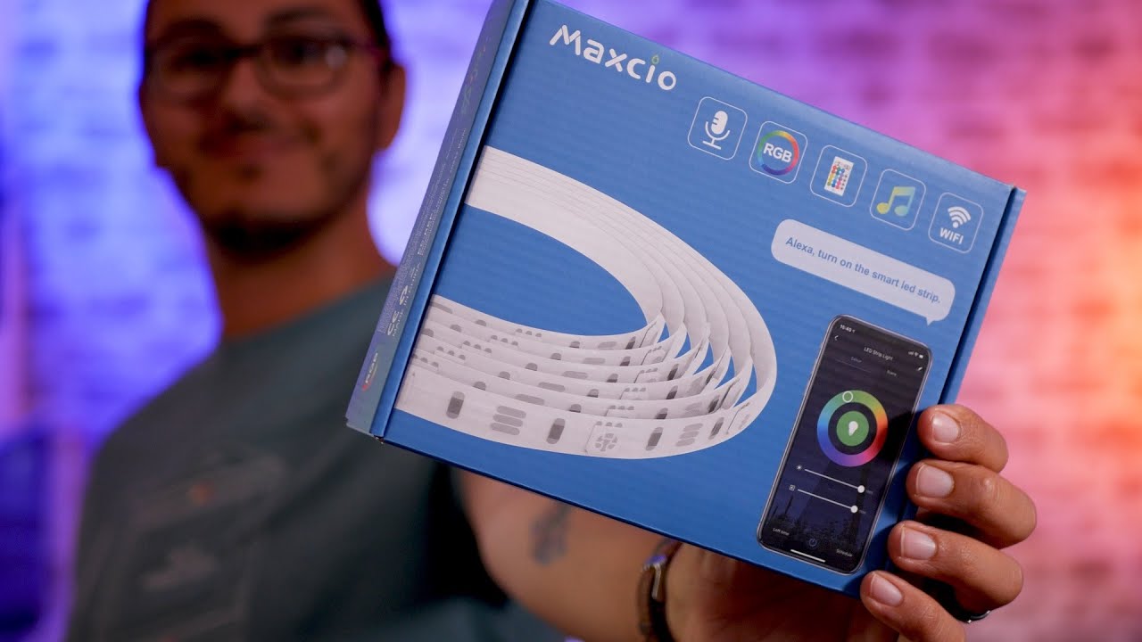 MAXCIO : Ruban led connecté / Musique / Alexa/Google Home