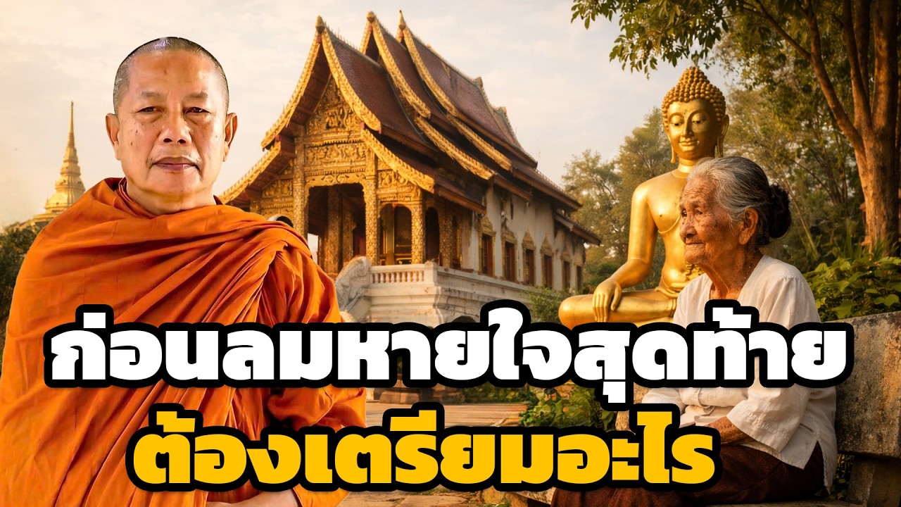เตรียมบุญเตรียมใจไว้  เมื่อถึงเวลาตายก็ไม่กลัว  ธรรมะคลายทุกข์ พระมหาบุญช่วย ปัญญาวชิโร 7