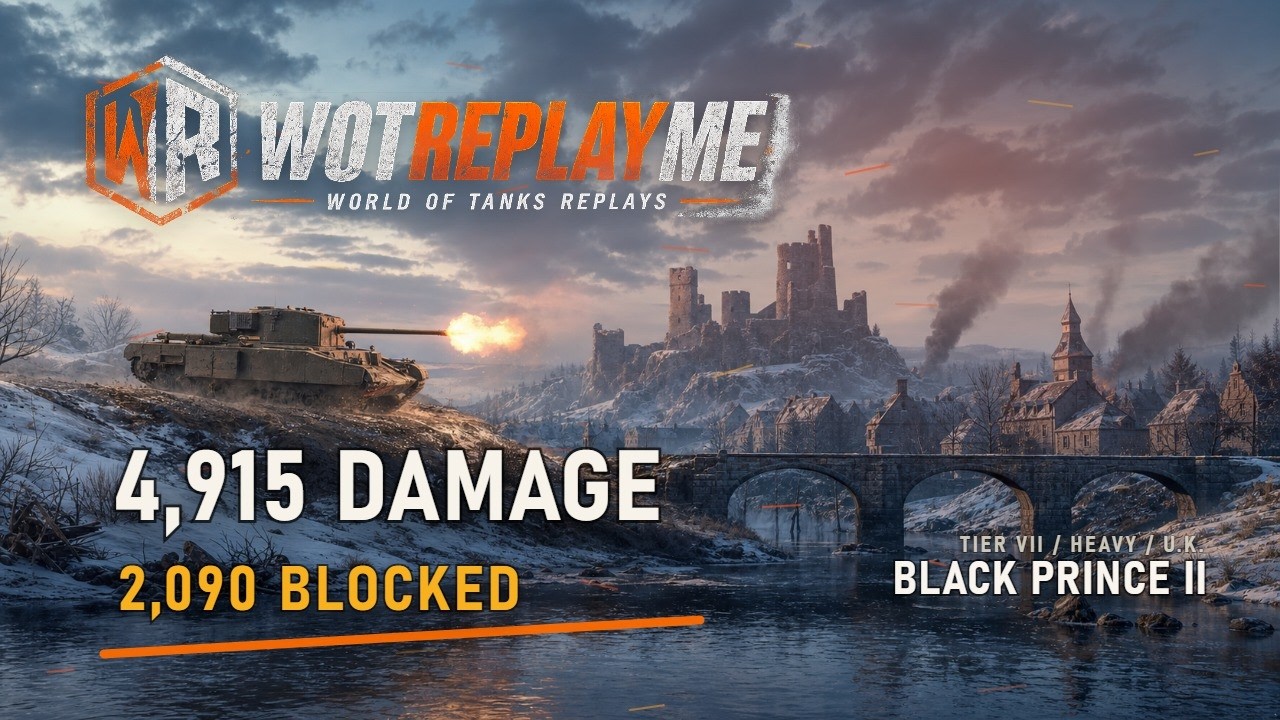 Black Prince II Tier VII HT Replay | Erlenberg | 6 Kills