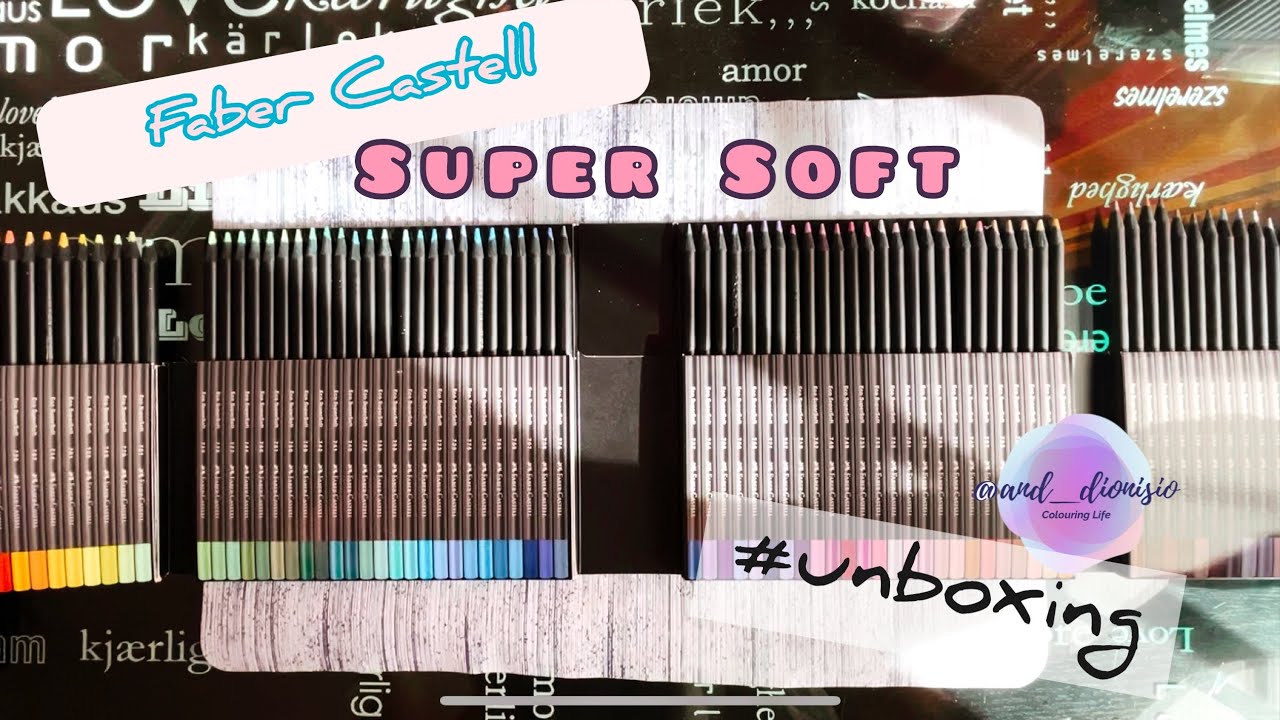 Faber-Castell Super Soft 100 Pencils UNBOXING