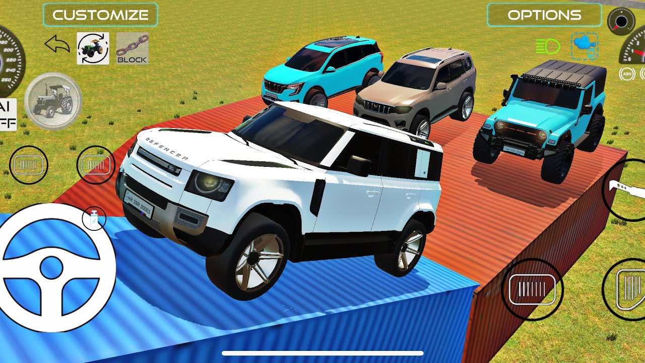 😱Drive Dumper and Unloading Stone From Dumper Truck in Game🔥 #scorpio #4x4#thar #fortuner #gameplay 