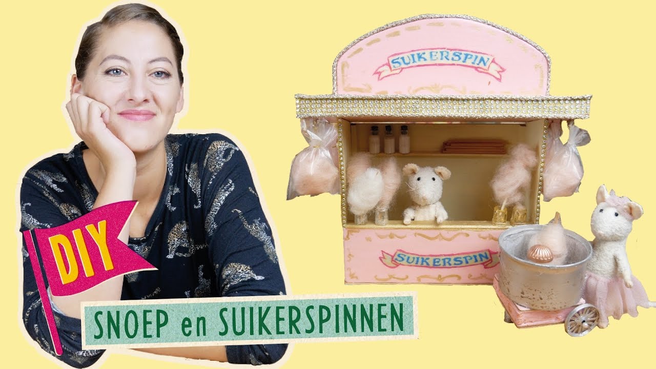 Knutselen & DIY // Snoepjes en Suikerspinnen| Muizenhuis Tutorial