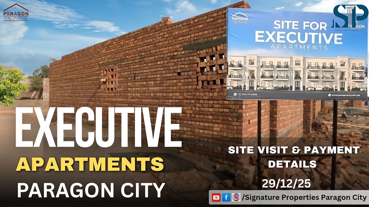  EXECUTIVE APARTMENTS SITE VISIT |PARAGON CITY | 29/12/25